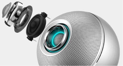 Exploded view of the Luna speaker